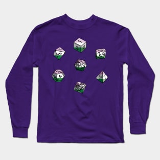 Pride Dice Set: Nonbinary Genderqueer Long Sleeve T-Shirt